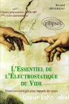 L'essentiel de l'électrostatique du vide vignette
