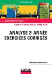 Analyse 2e année - Exercices corrigés vignette